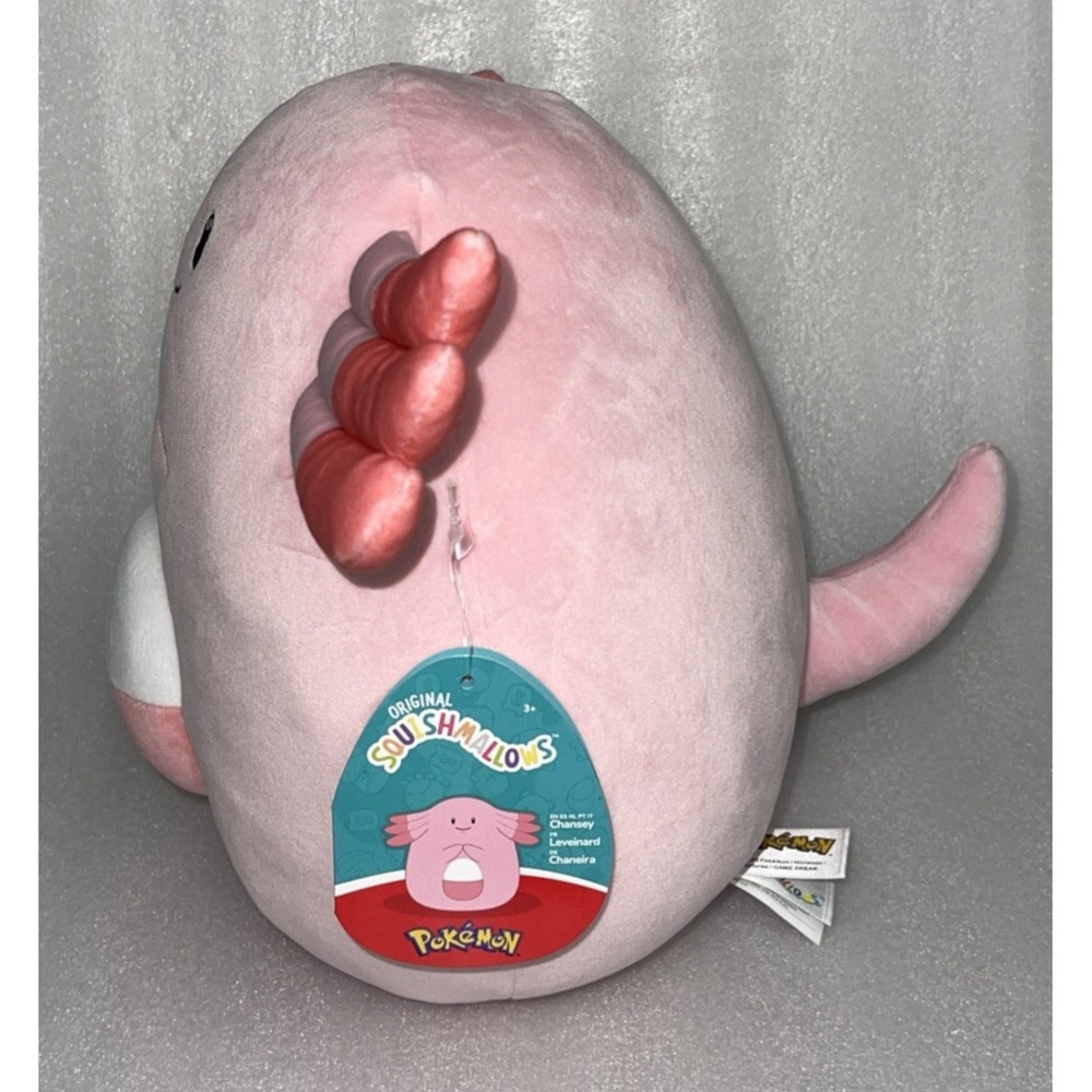 Squishmallows‎ 10" Pokemon Chansey Plush New with Tags - Picture 2 of 9